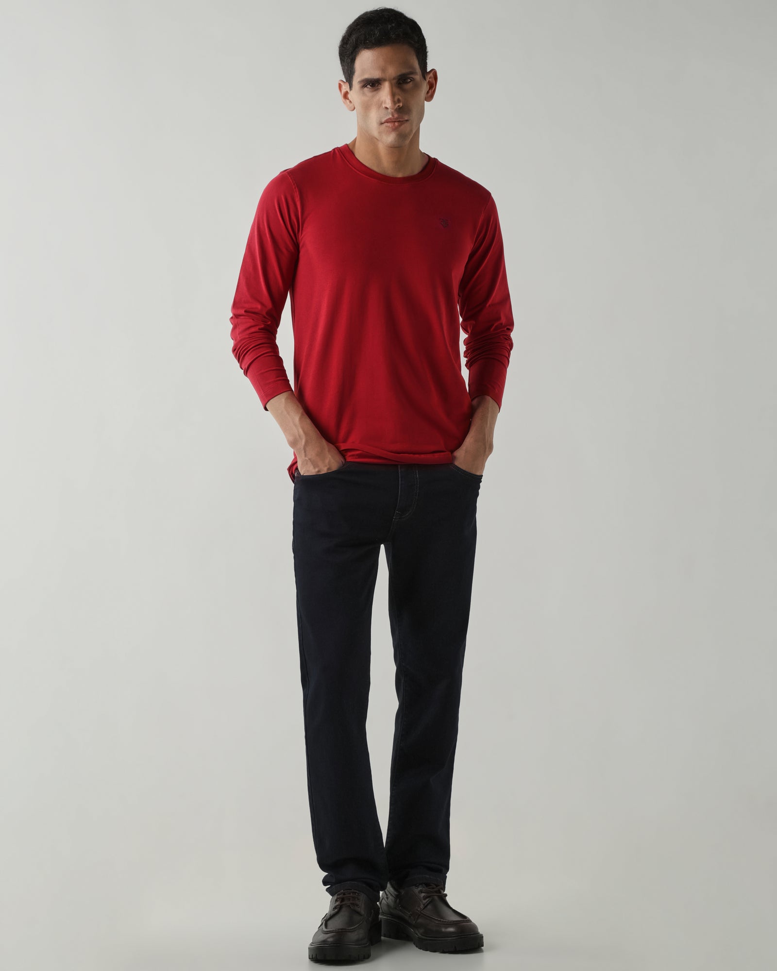 Topwear Jersey Knit Fabric T-Shirts – Maroon