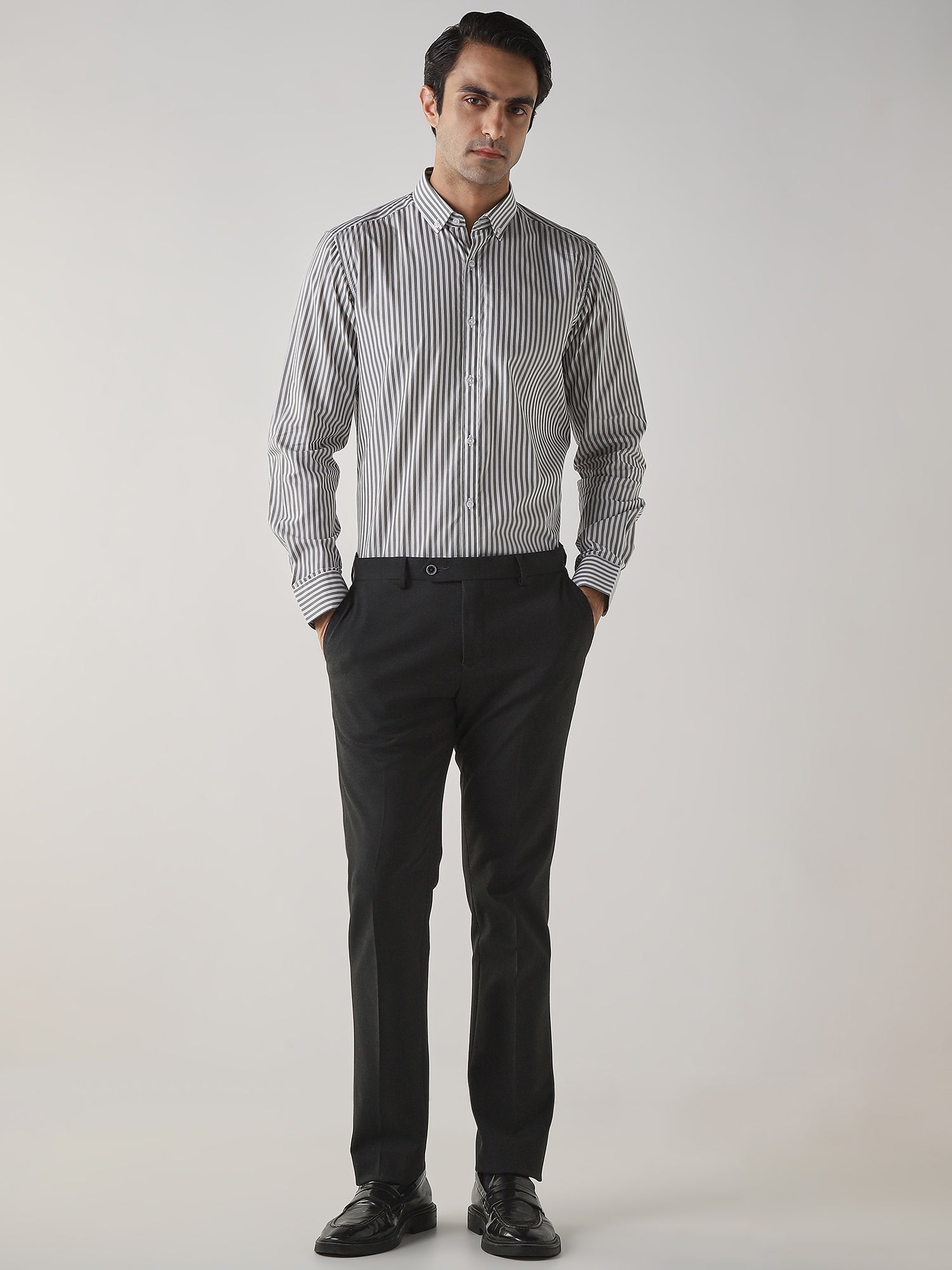 Shirts - WHITE/GREY | Classic Formalwear