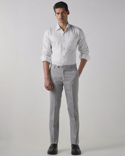 Lt Grey  Regular Fit Trouser
