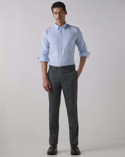 Light Grey Regular Fit Trouser