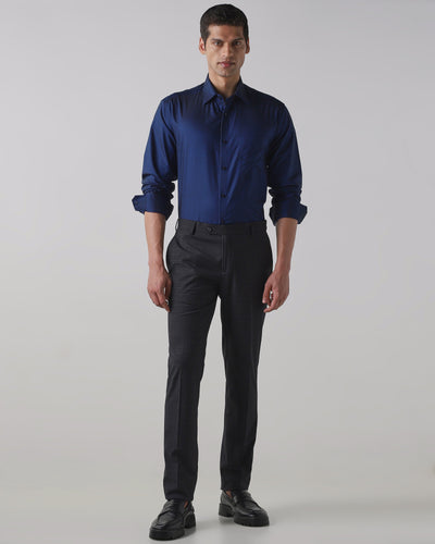 Black Regular Fit Trouser