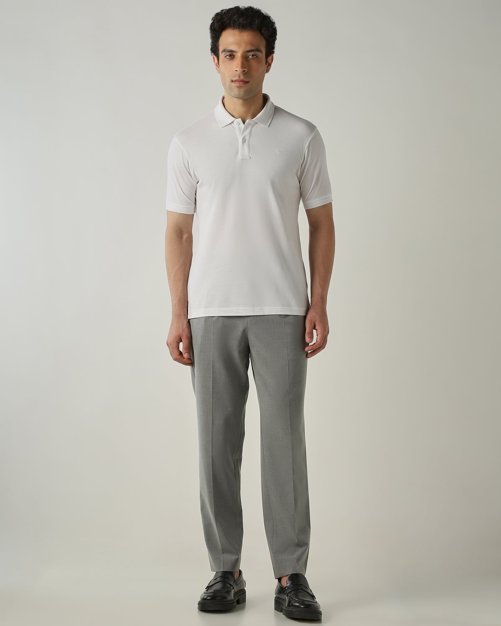 T-Shirt White Regular Fit 100% Cotton