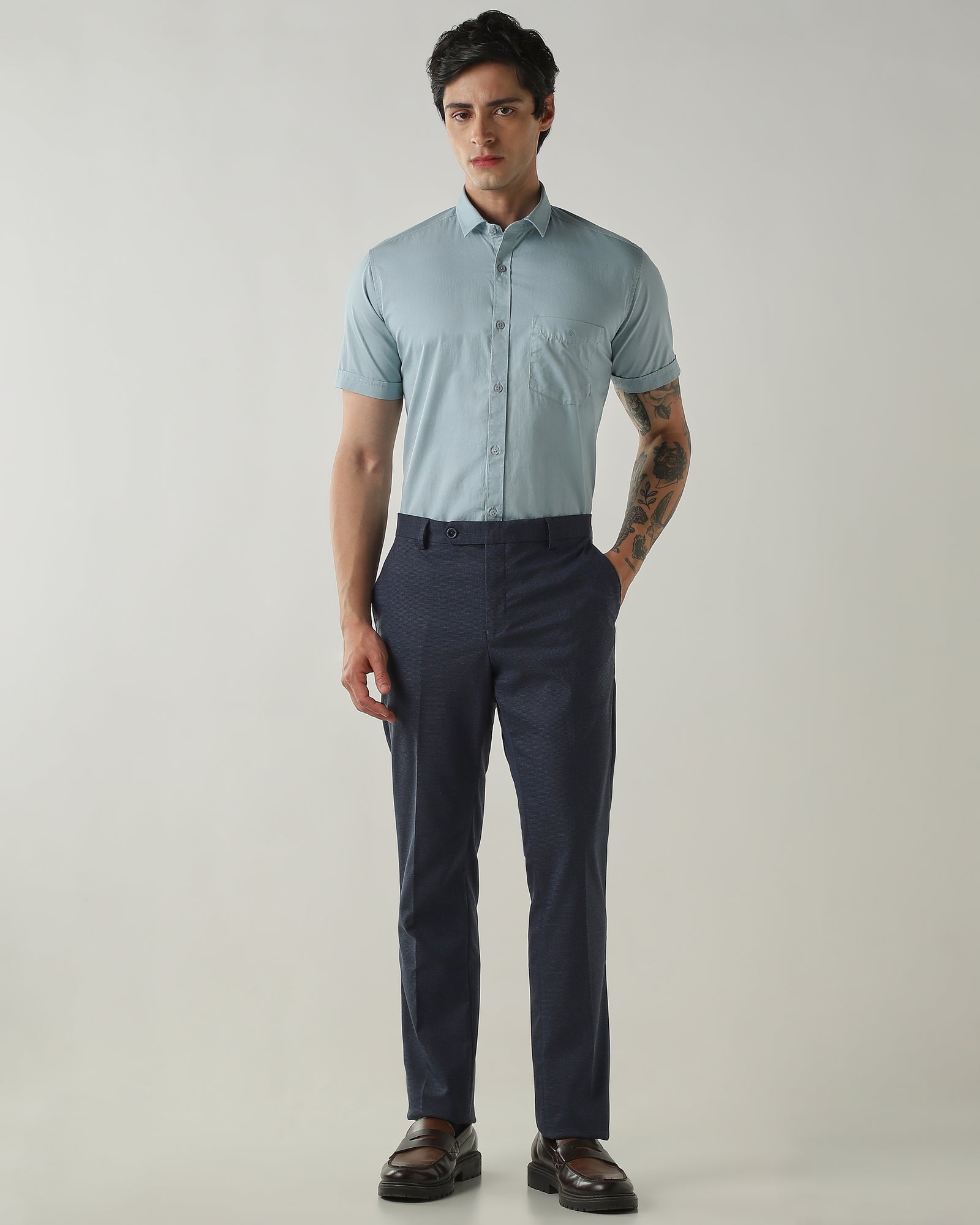 Slim Fit Shirt Blue