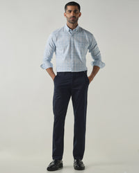 Navy REGULAR Smart Casual Trousers