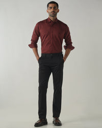 Black REGULAR Smart Casual Trousers