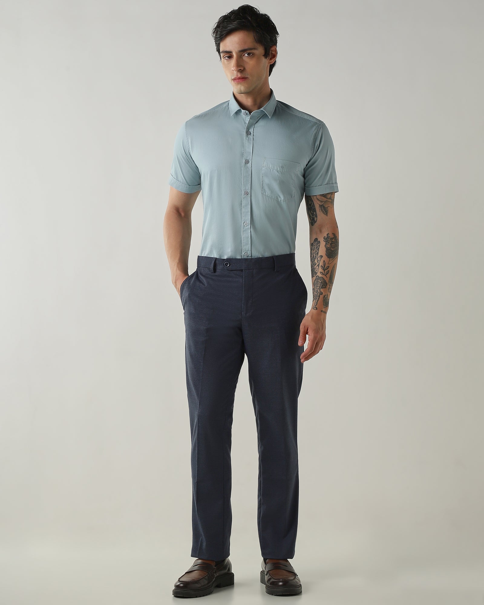 Tailor Fit Trouser Navy