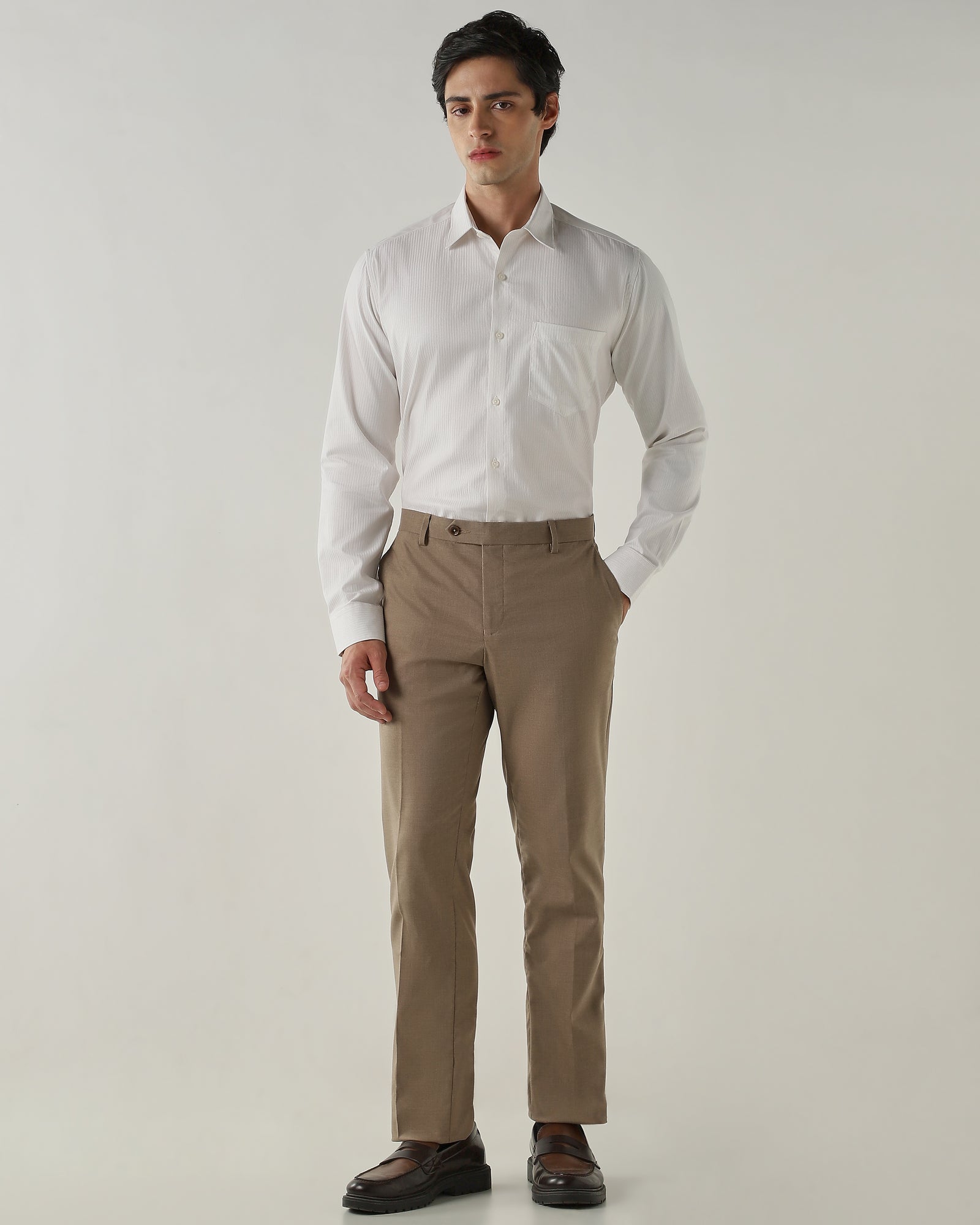 Slim Fit Shirt White/Cream