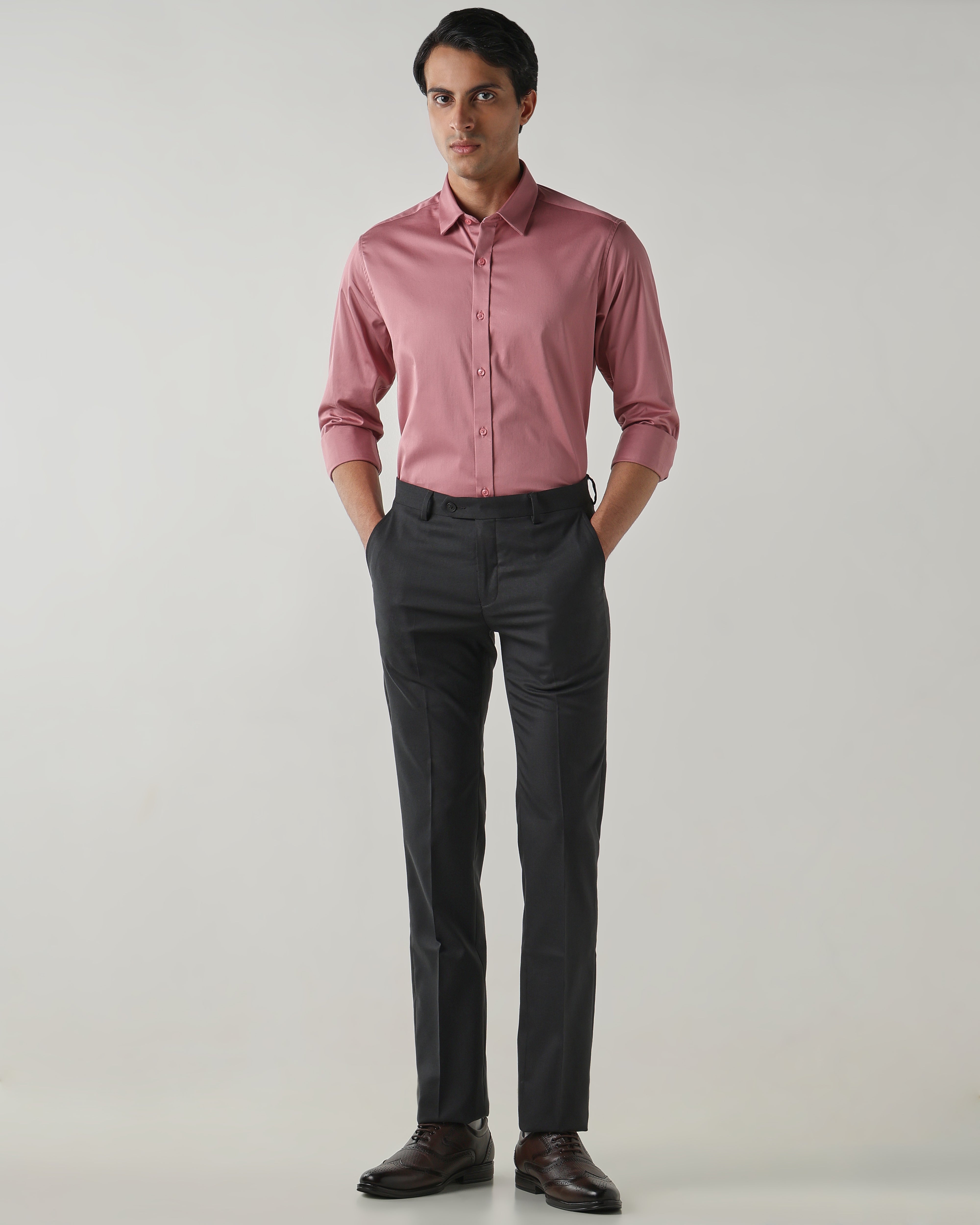 Men Regular Fit Shirt Onion Ring