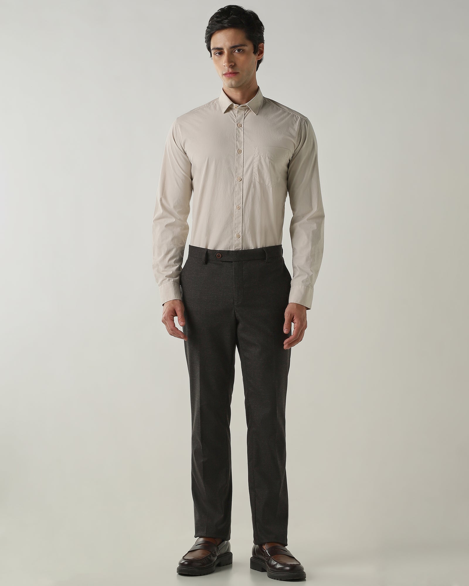 Slim Fit Shirt Cream