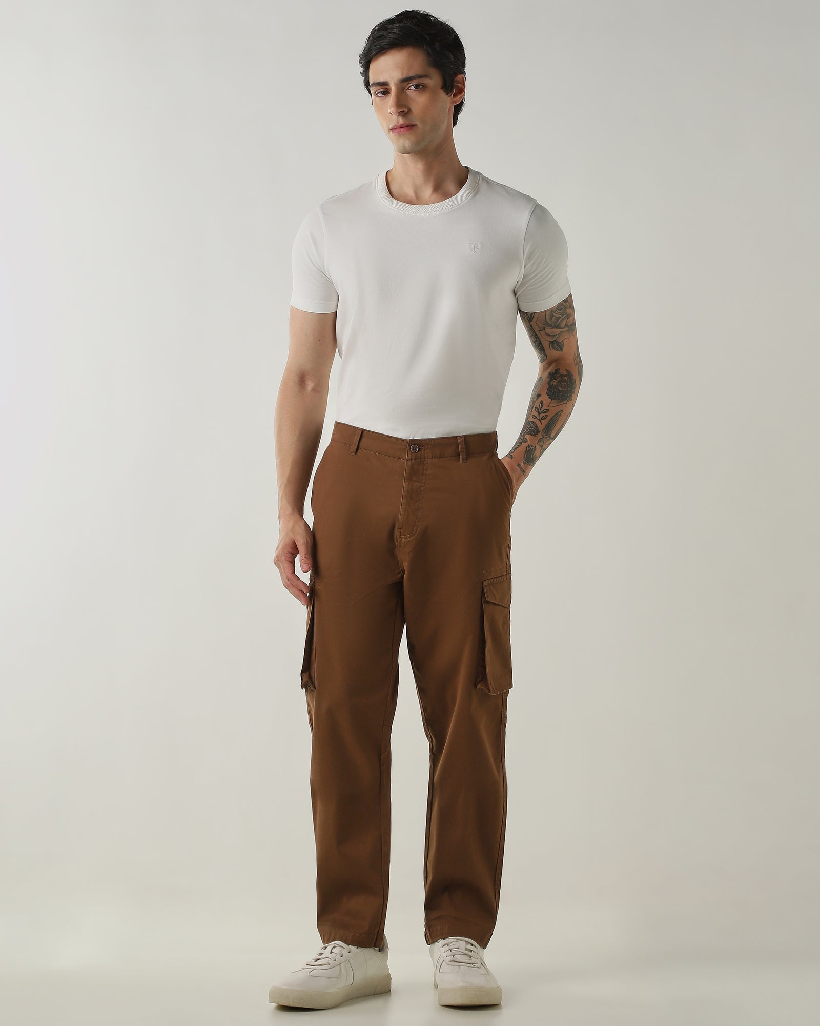 Regular Fit Cargo Brown