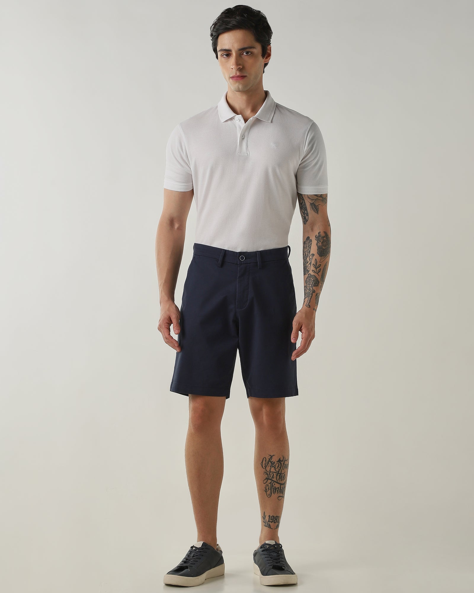 Regular Fit Shorts Navy