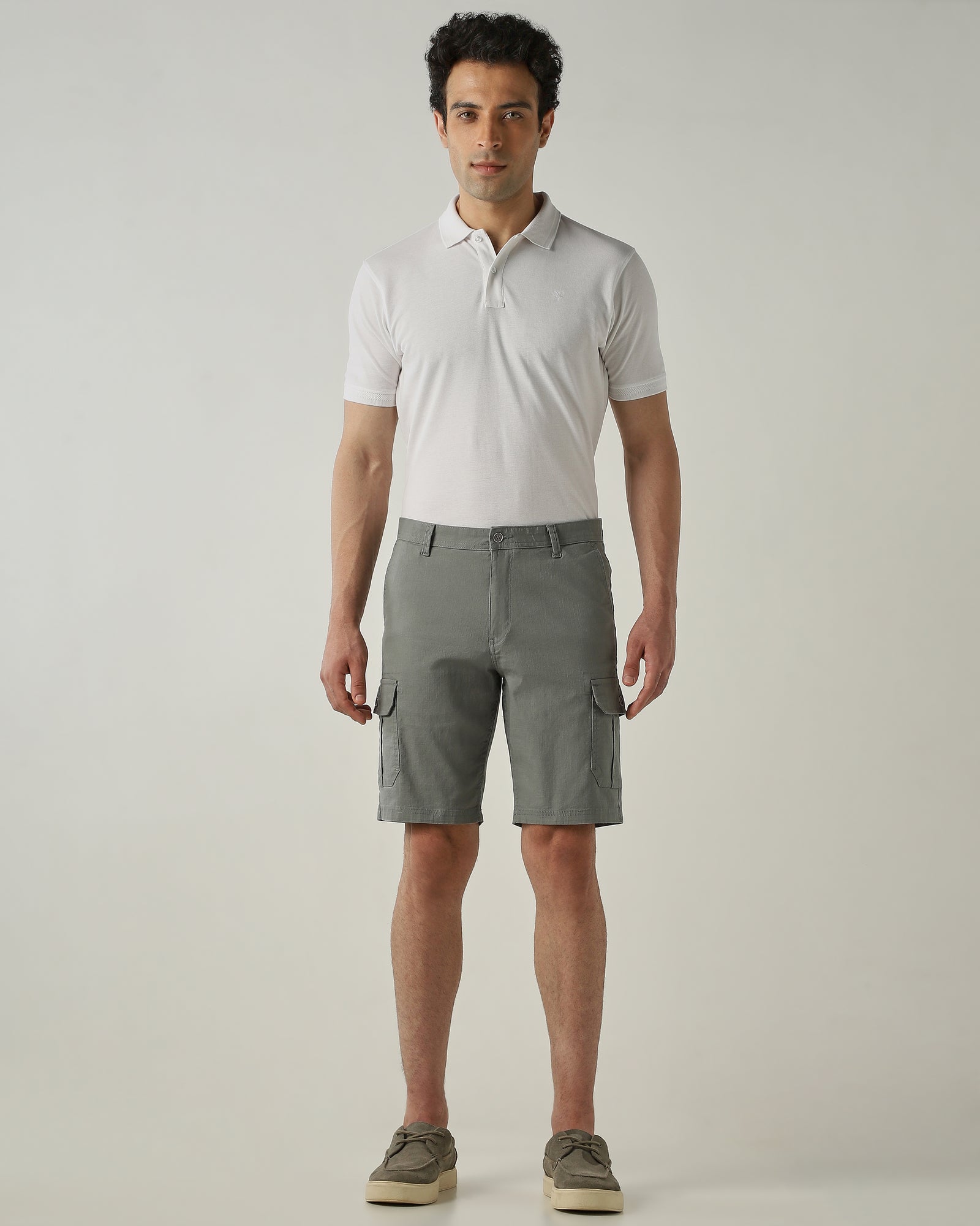 Cargo Short Pista Regular Fit 100% Cotton