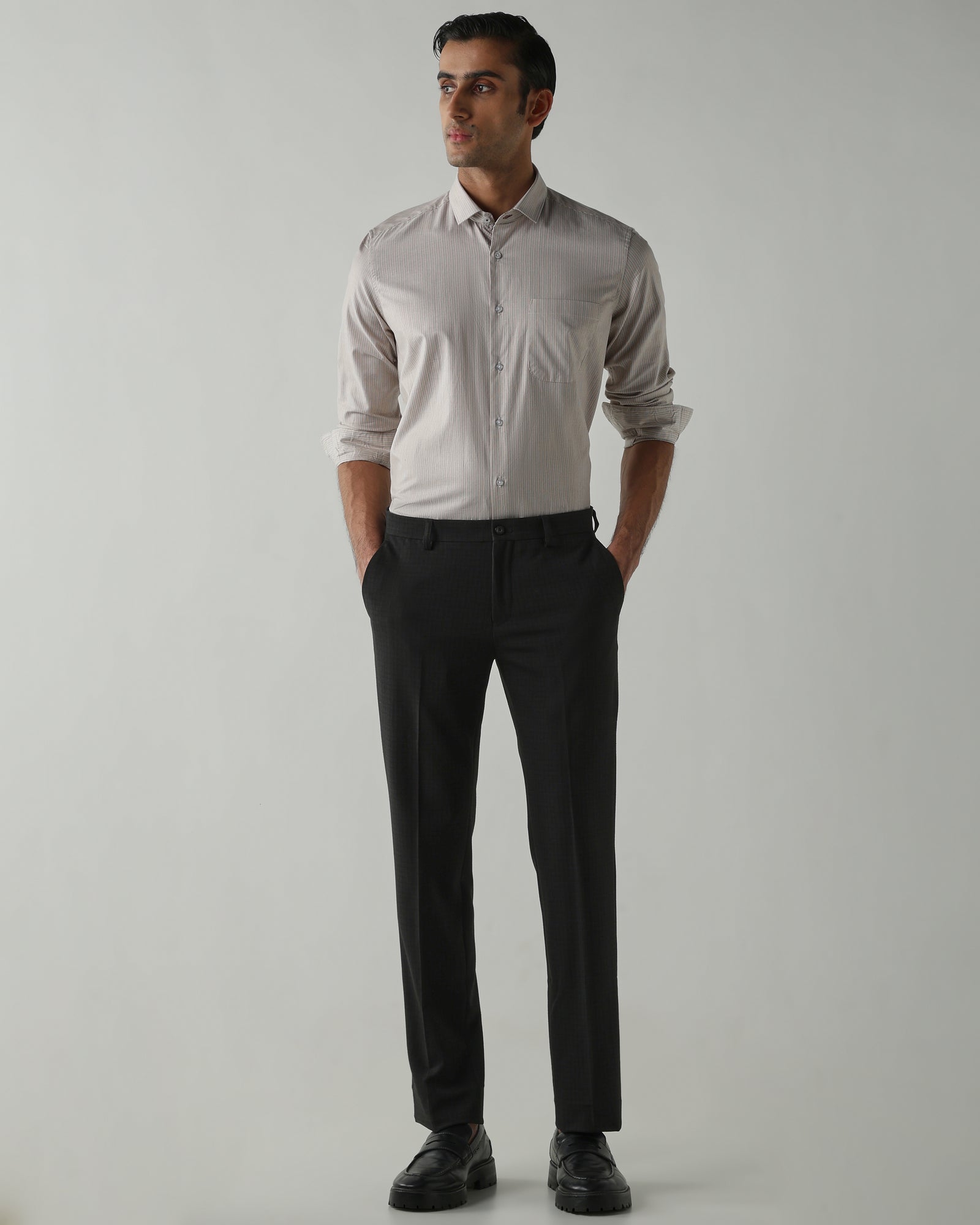 Pink Pure Cotton Shirts for Men | Slim Fit Luxury Wear