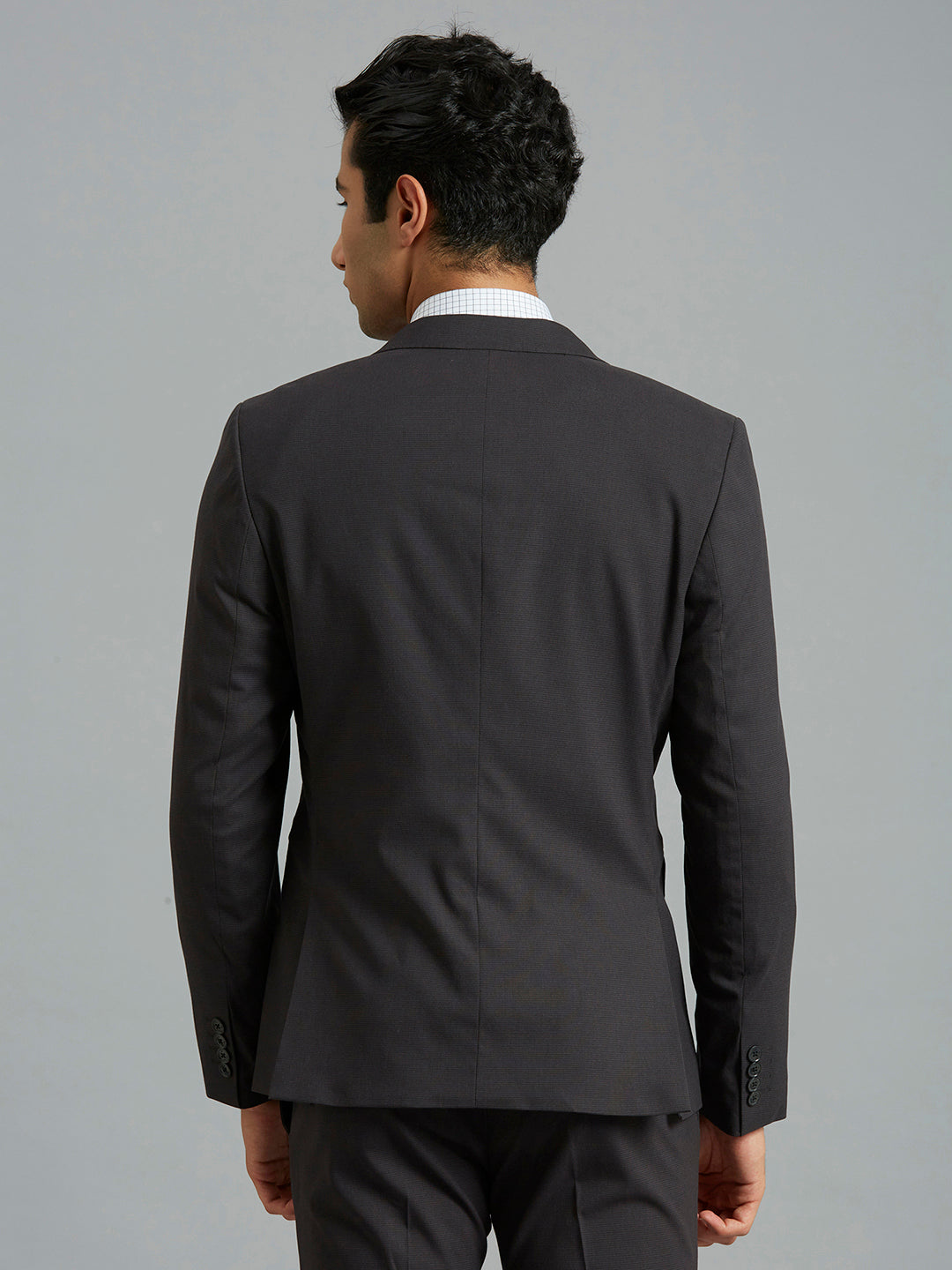 Black 68% Poly 30% Viscose 2% Elastane Tailor Fit Formal Blazers