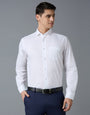 White Solid 100% Cotton Regular Fit Formal Essential Full Sleeve Shirt