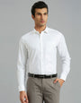 White Dobby Y/D 100% Cotton Regular Fit Formal Full Sleeve Shirt