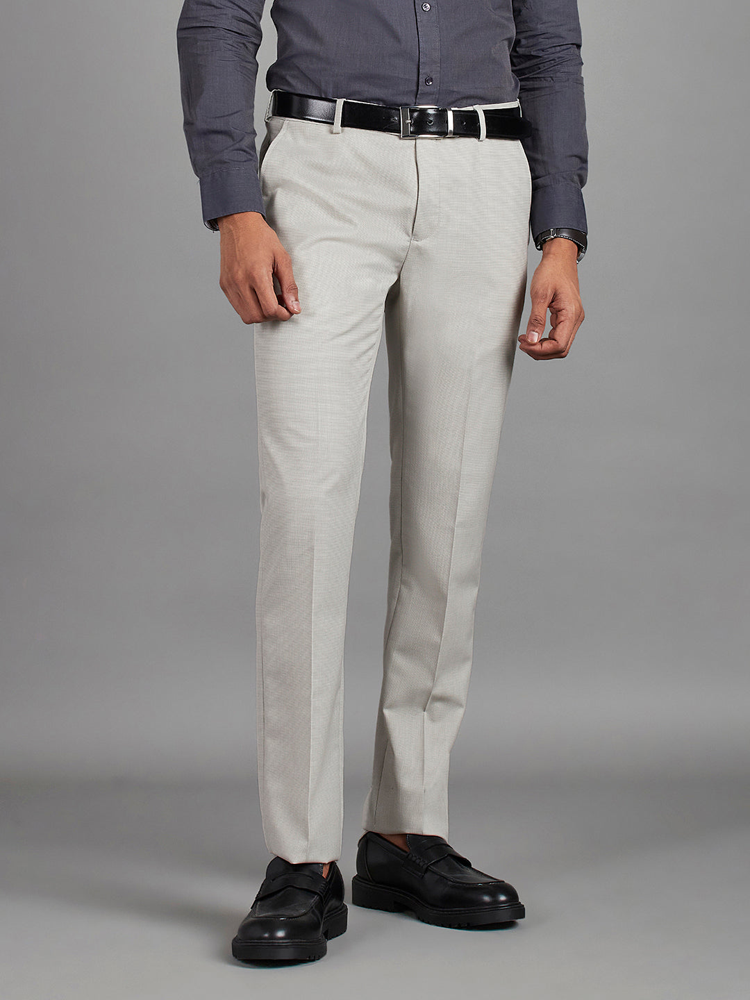 Lt Grey Menswear Bottomwear Trousers