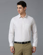 White Beige 100% Cotton Striped Slim fit Formal Full Sleeve Shirts