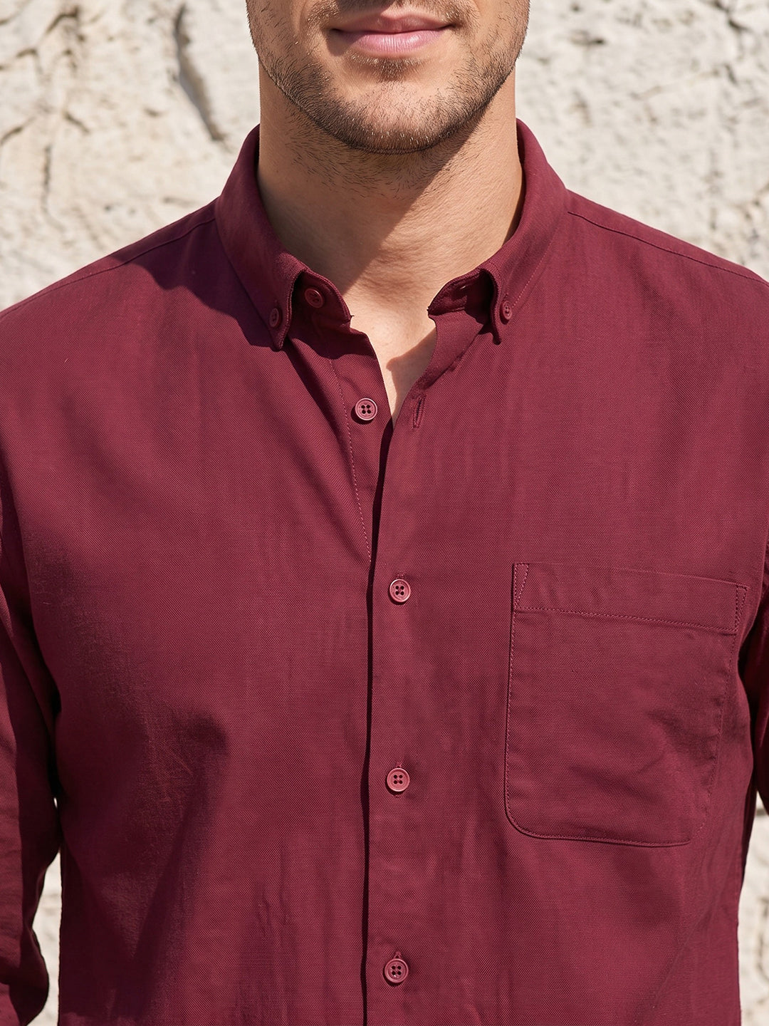 Men's Pure Cotton Regular Fit Full Sleeve Casual Shirt