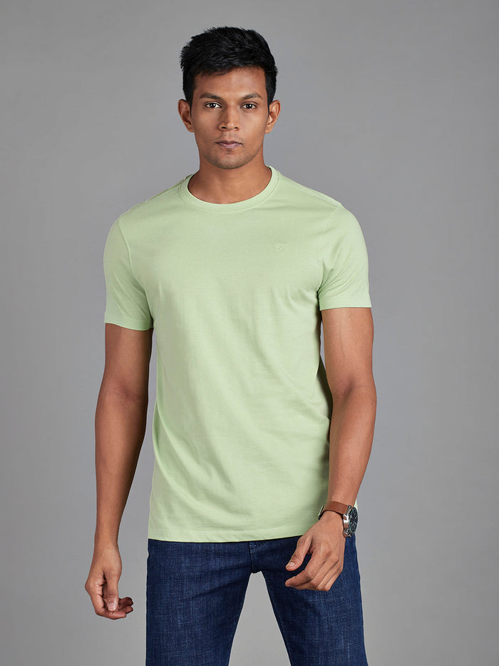 Light Green Menswear Topwear T Shirts