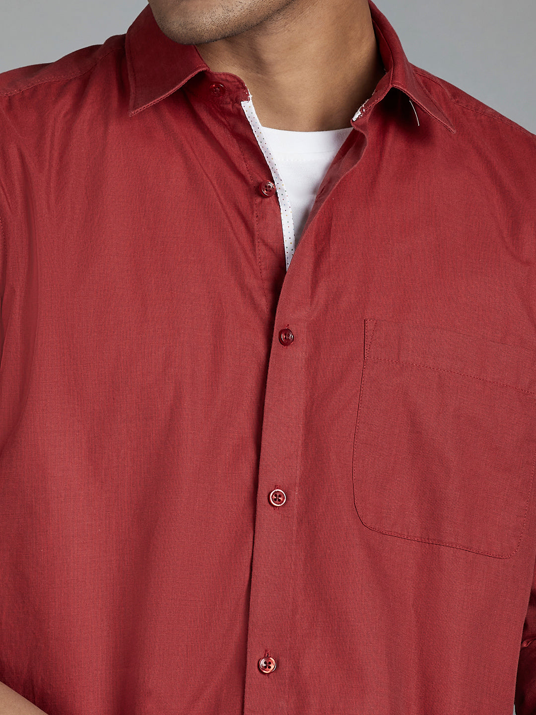 Maroon Menswear Topwear Shirts