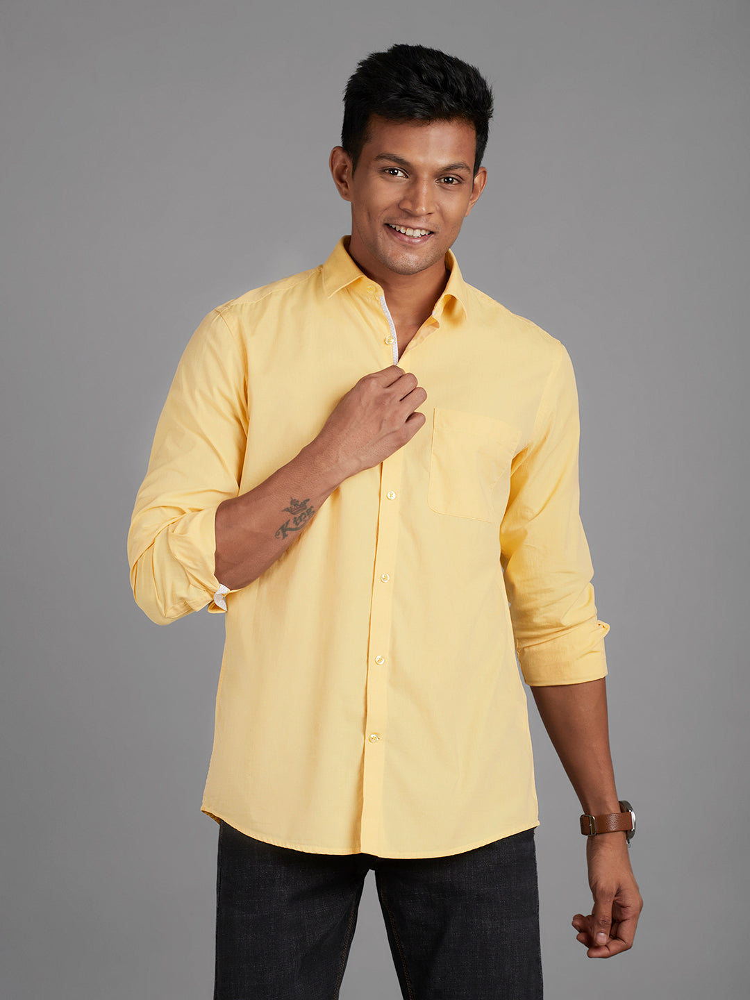 Mustard Menswear Topwear Shirts