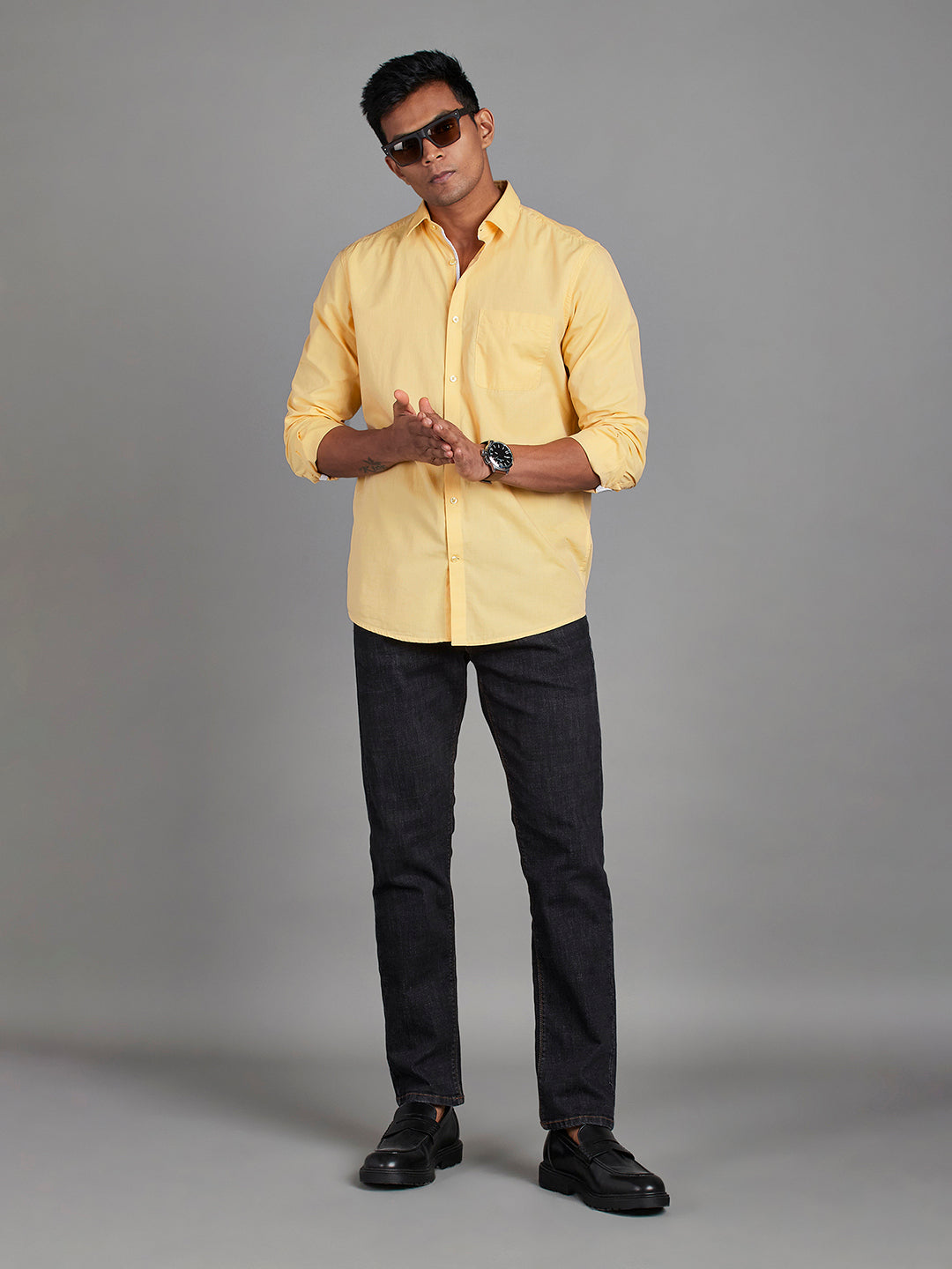 Mustard Menswear Topwear Shirts