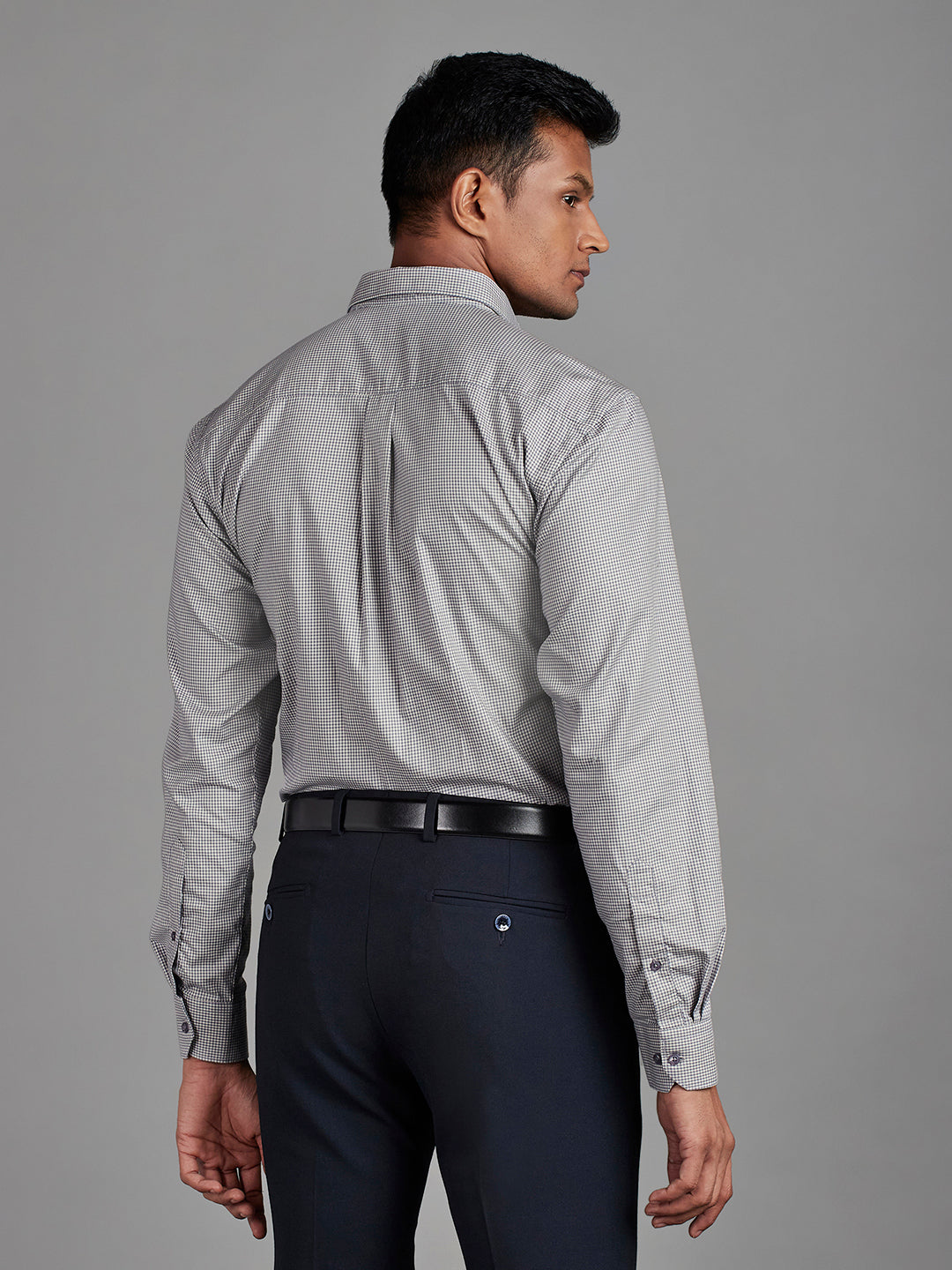 White/Brown Menswear Topwear Shirts