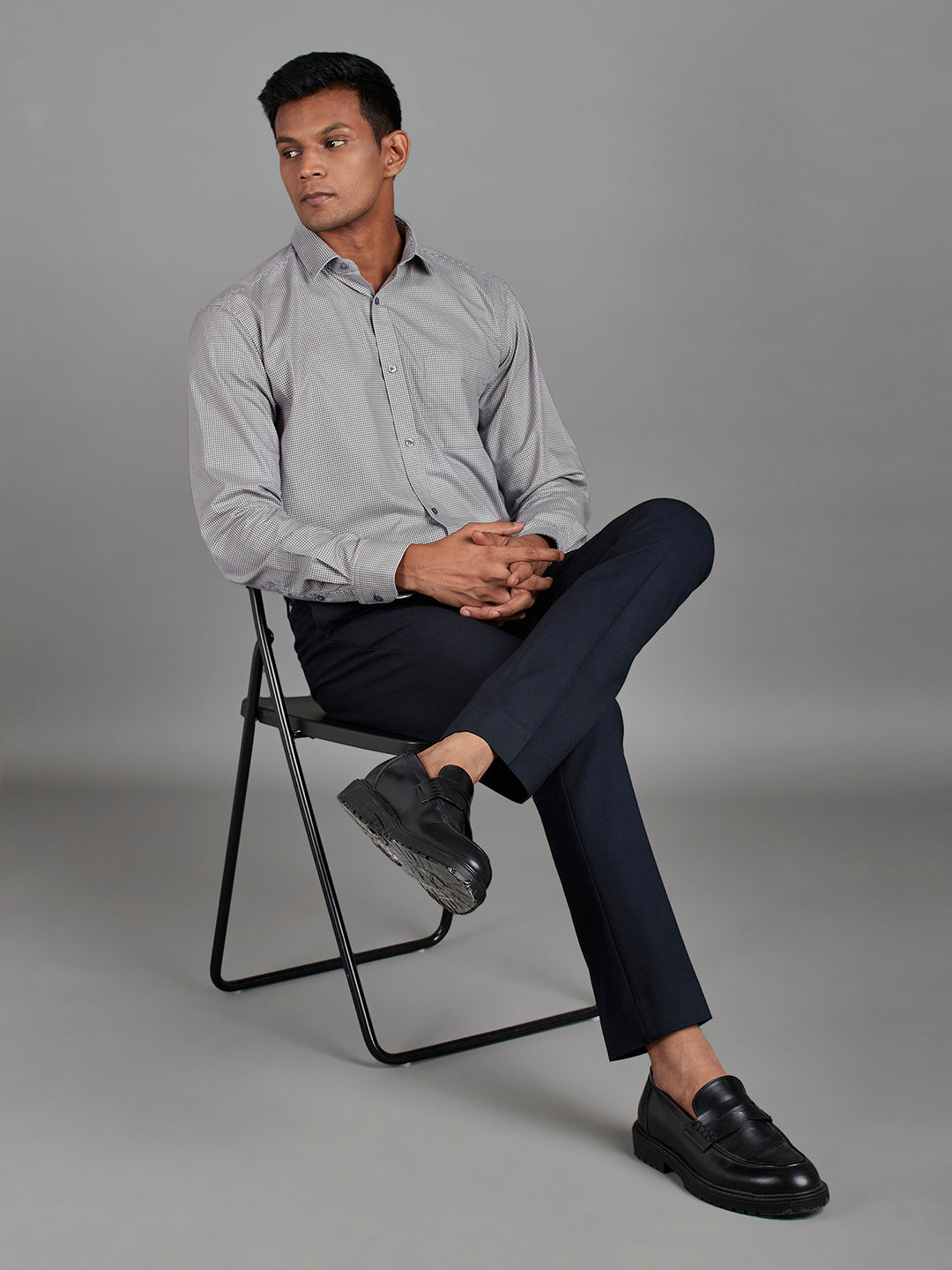 White/Brown Menswear Topwear Shirts