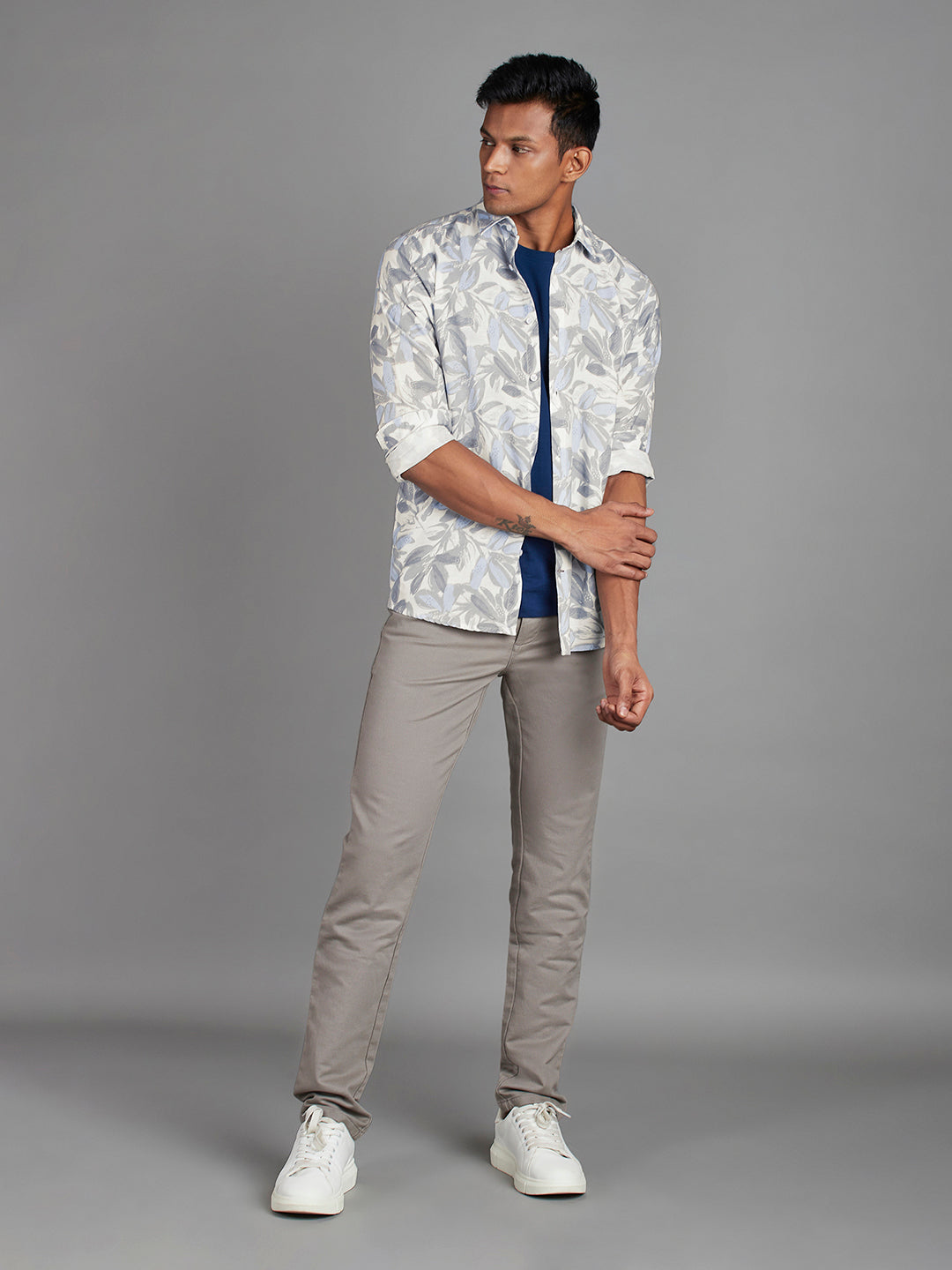 Blue Menswear Topwear Shirts