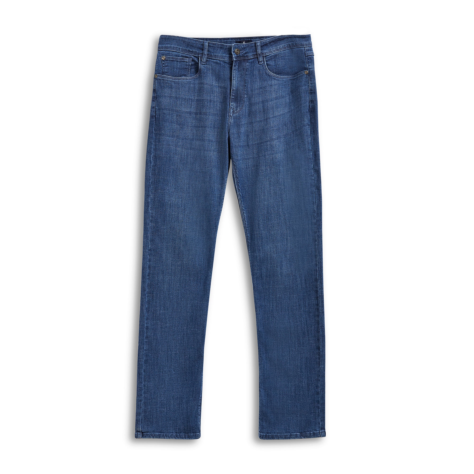 Mid Blue Indigo Menswear Jeans