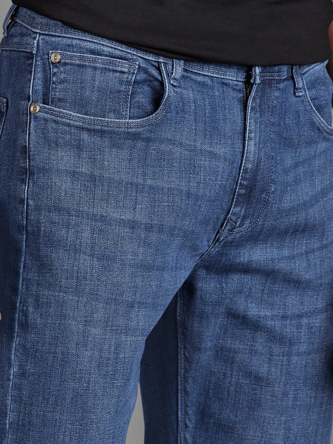 Mid Blue Indigo Menswear Jeans