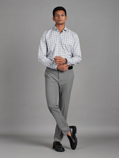 Mid Grey Menswear Bottomwear Trousers