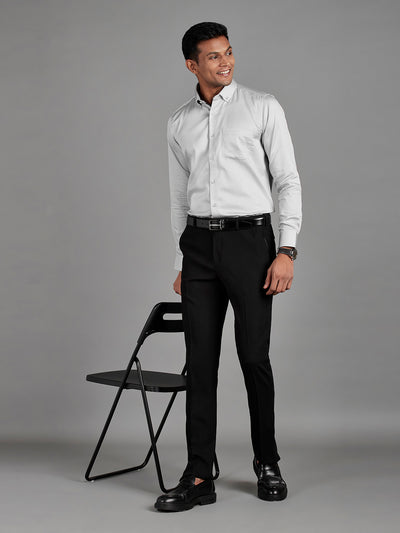 Grey Menswear Bottomwear Trousers