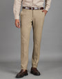 Beige Menswear Bottomwear Trousers