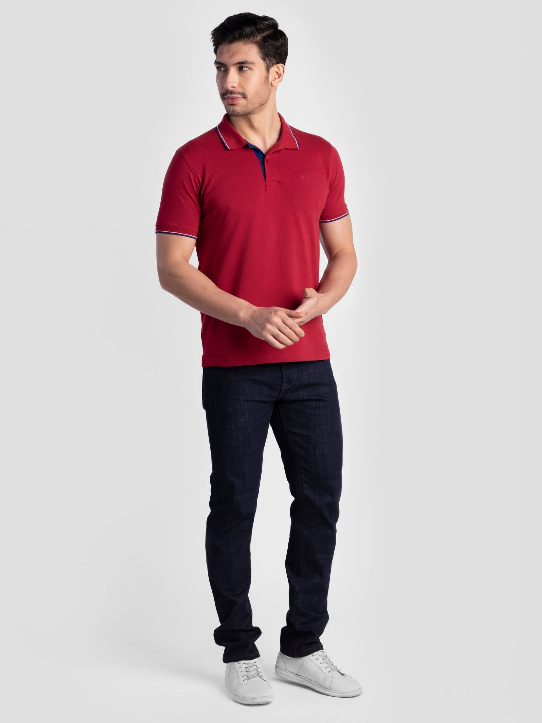 Maroon Pure Cotton T-Shirts for Men | Regular Fit Luxury Wear