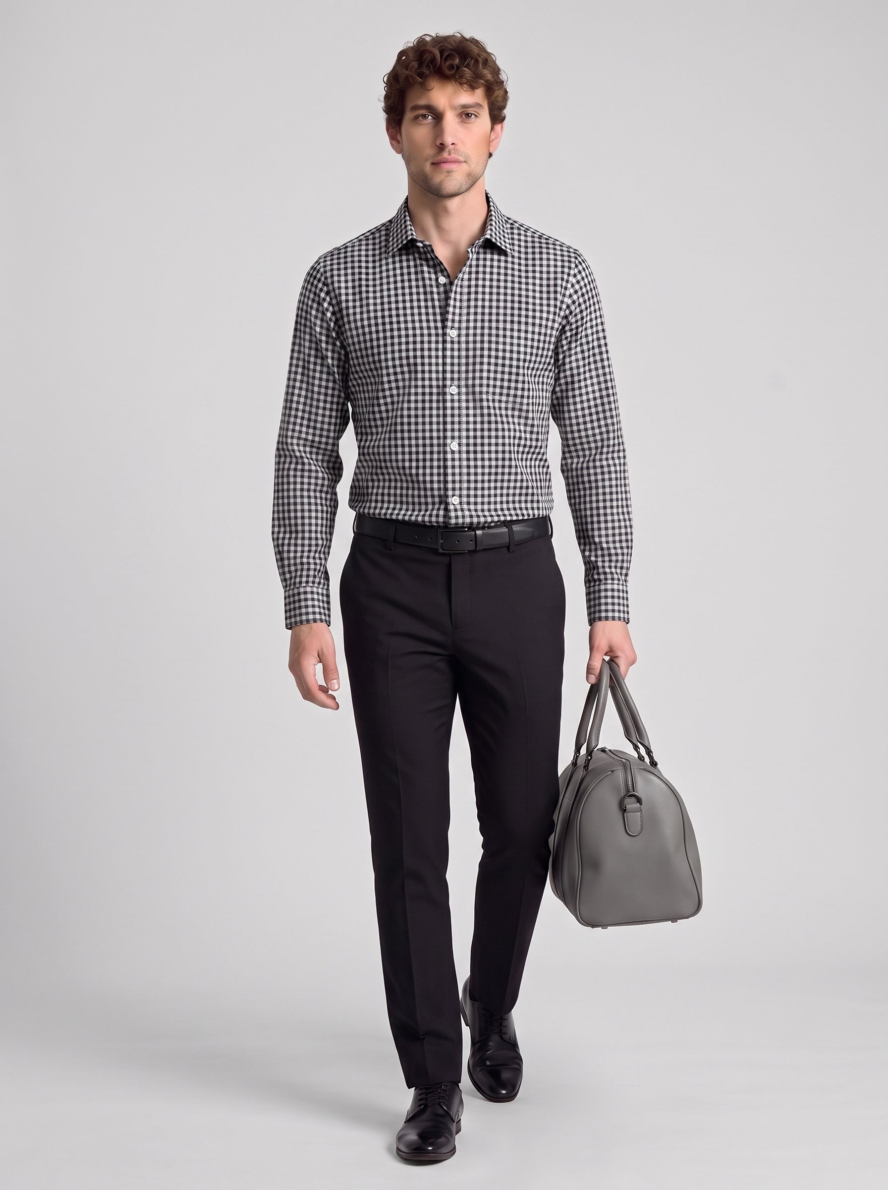 Slim Fit Shirt Black/White