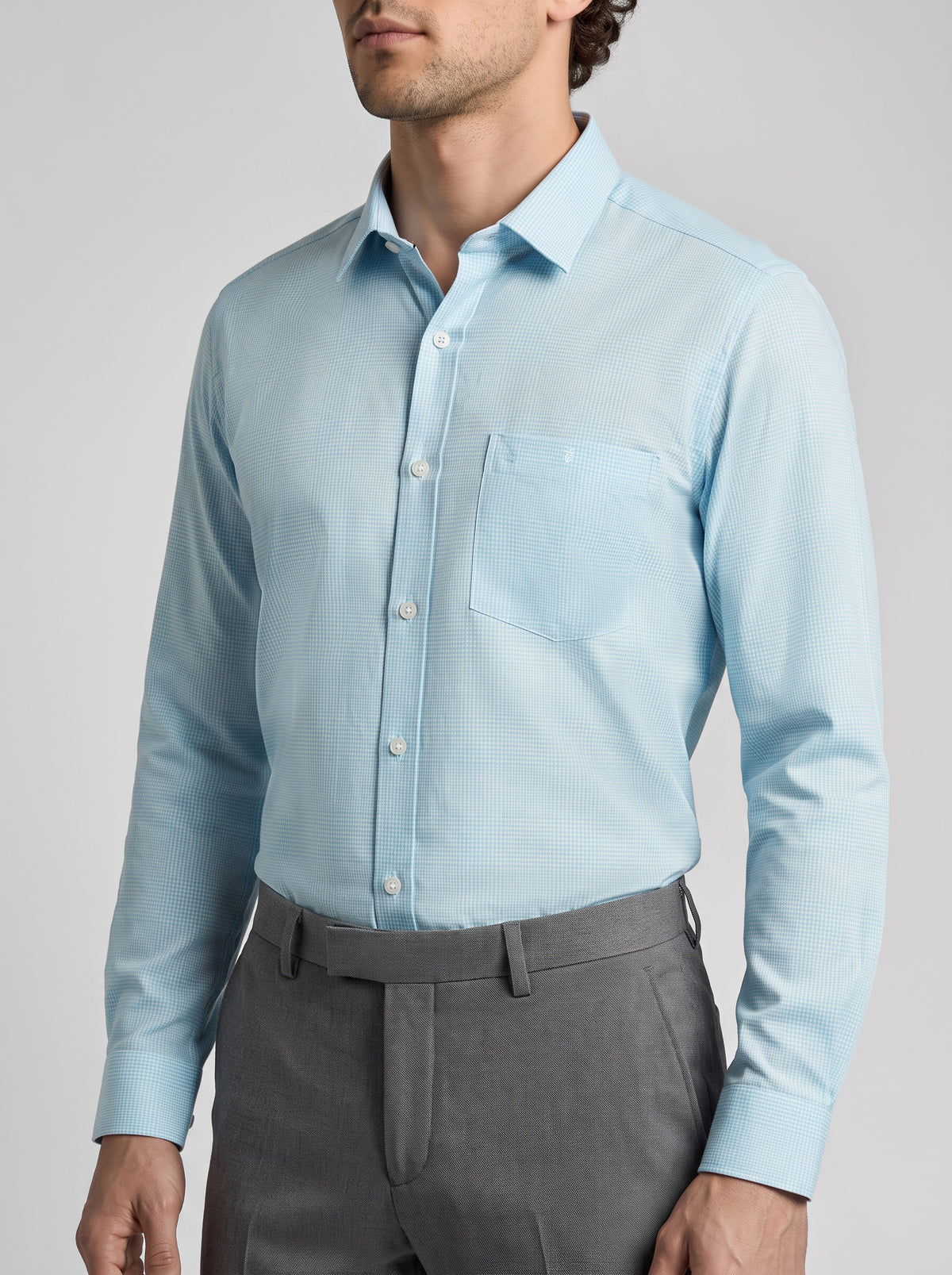 Slim Fit Shirt Mint/White