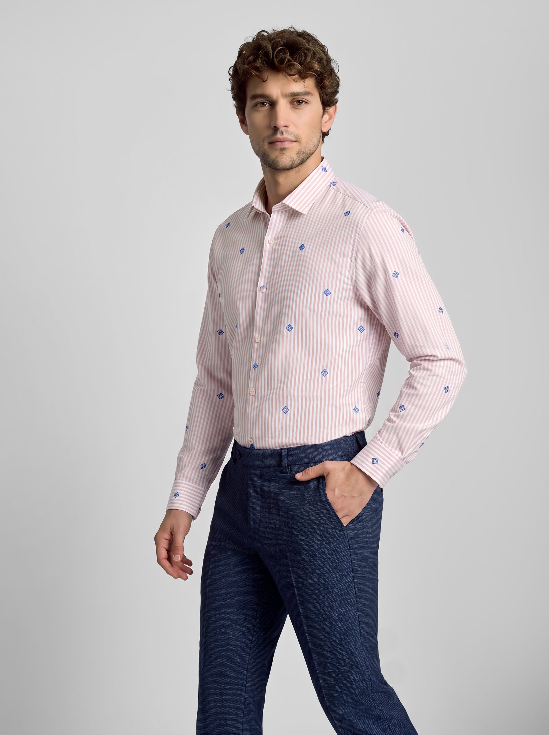 Slim Fit Shirt Pink
