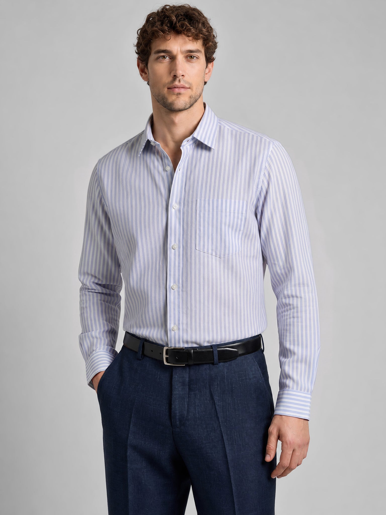 Regular Fit Shirt Blue