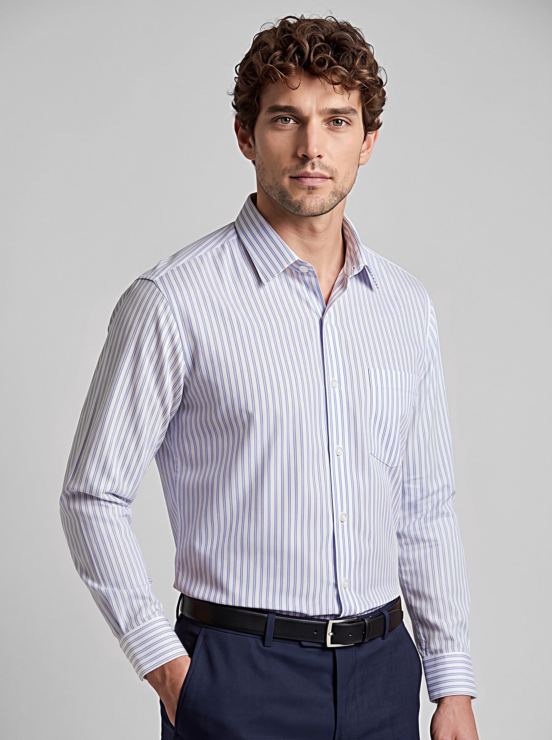 Regular Fit Shirt Blue