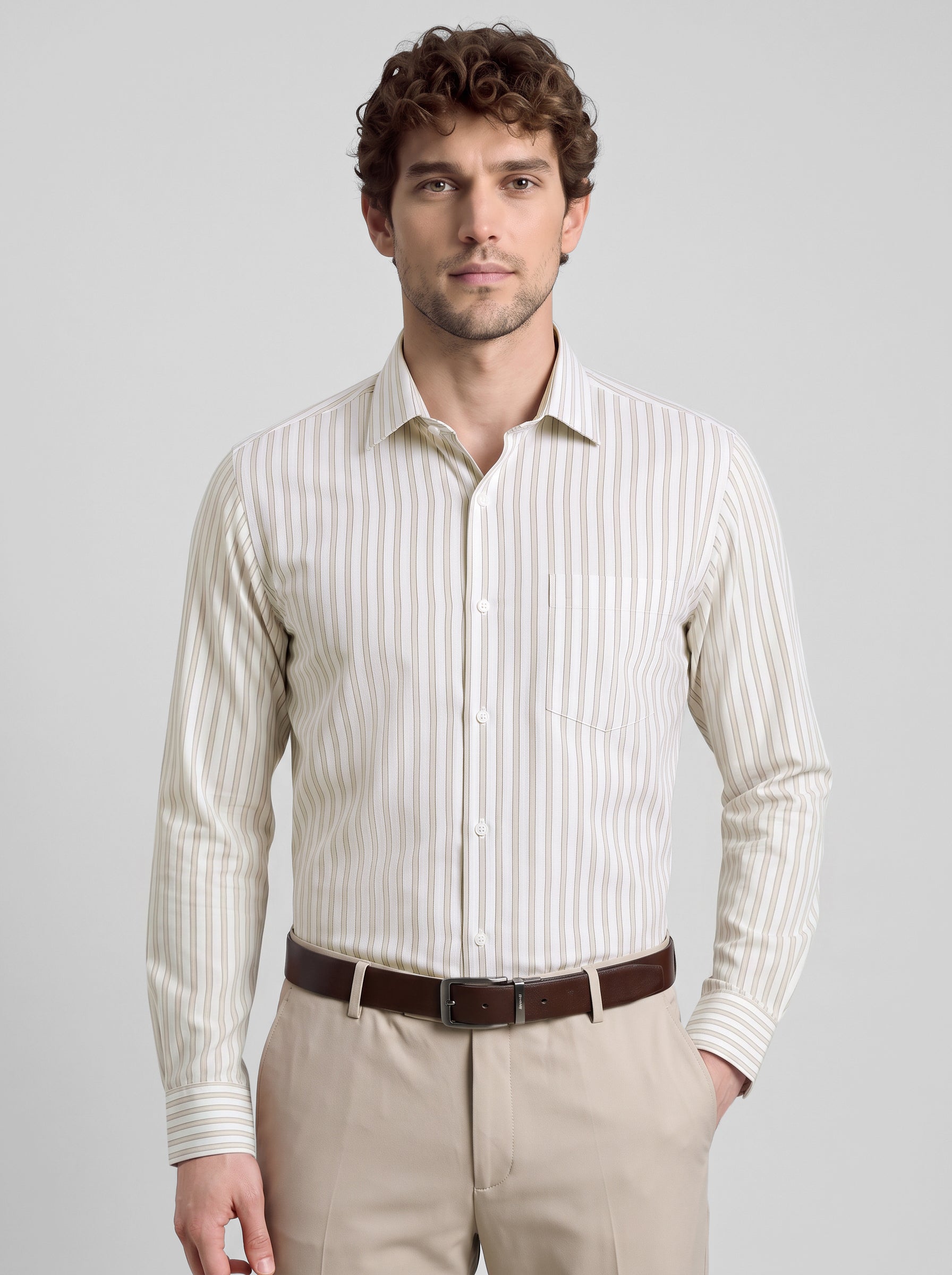 Regular Fit Shirt Cream