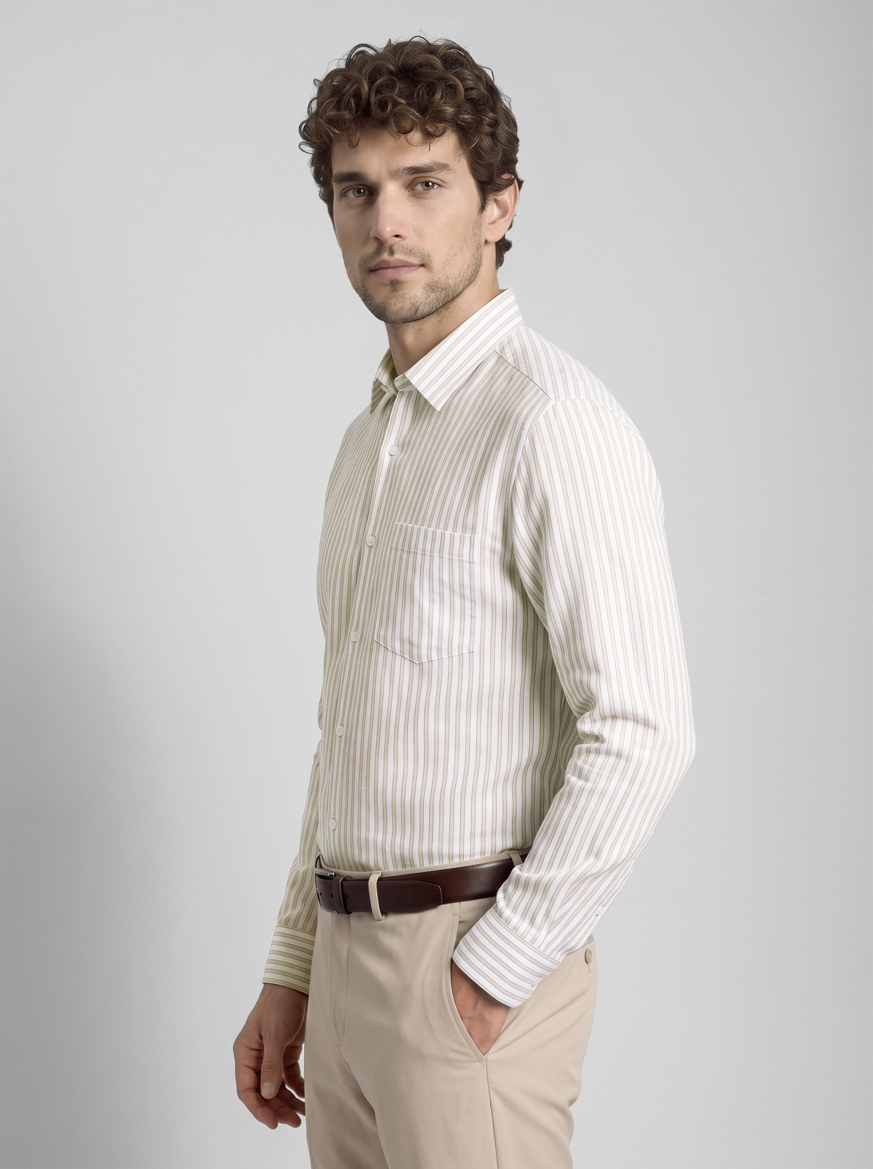 Regular Fit Shirt Cream