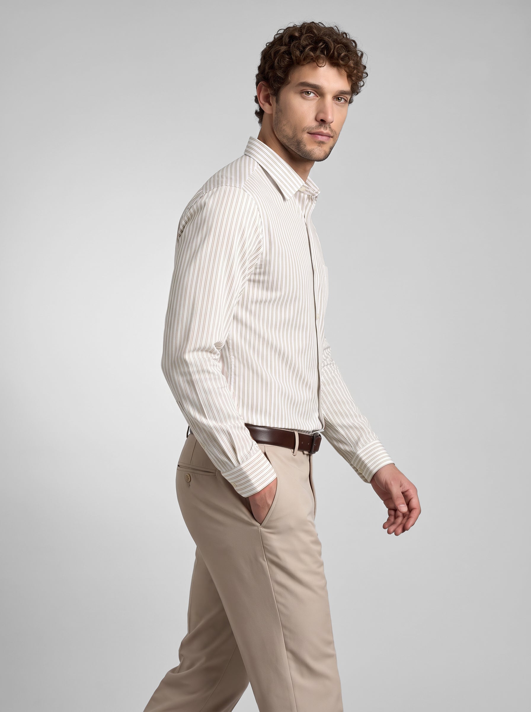 Regular Fit Shirt Cream