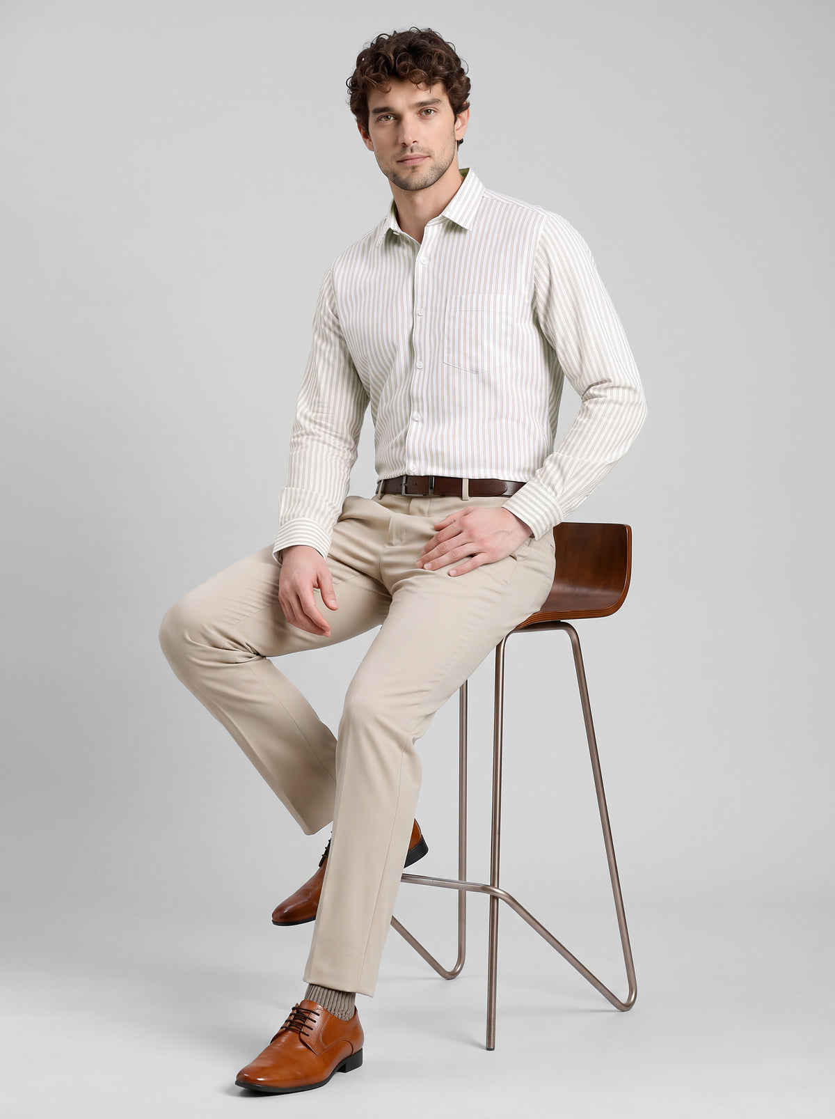 Regular Fit Shirt Cream