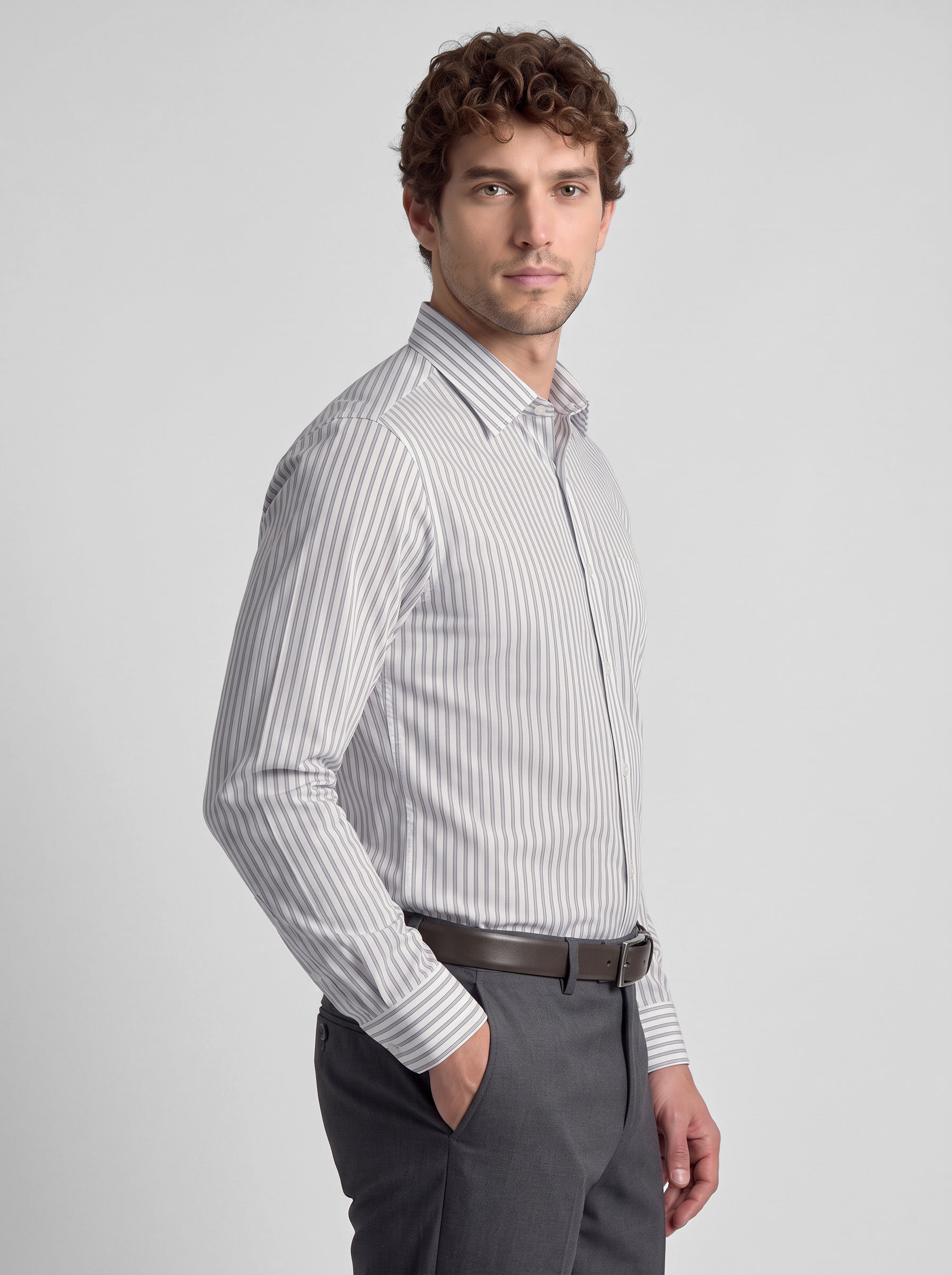 Regular Fit Shirt Grey