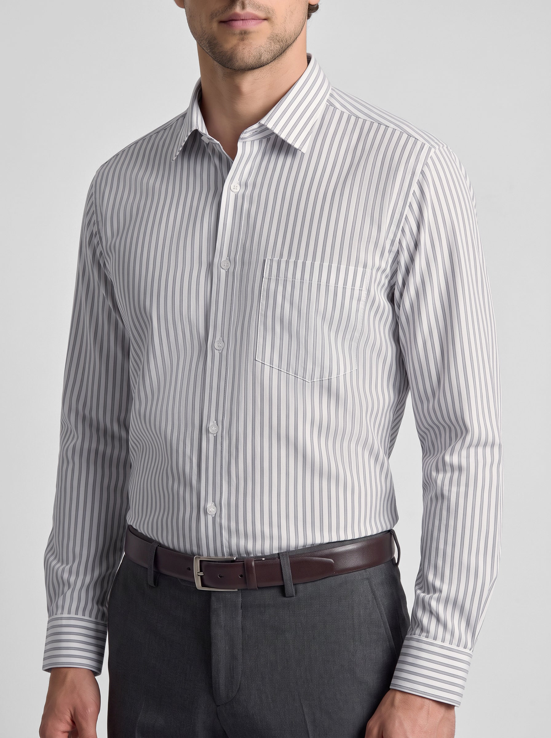 Regular Fit Shirt Grey