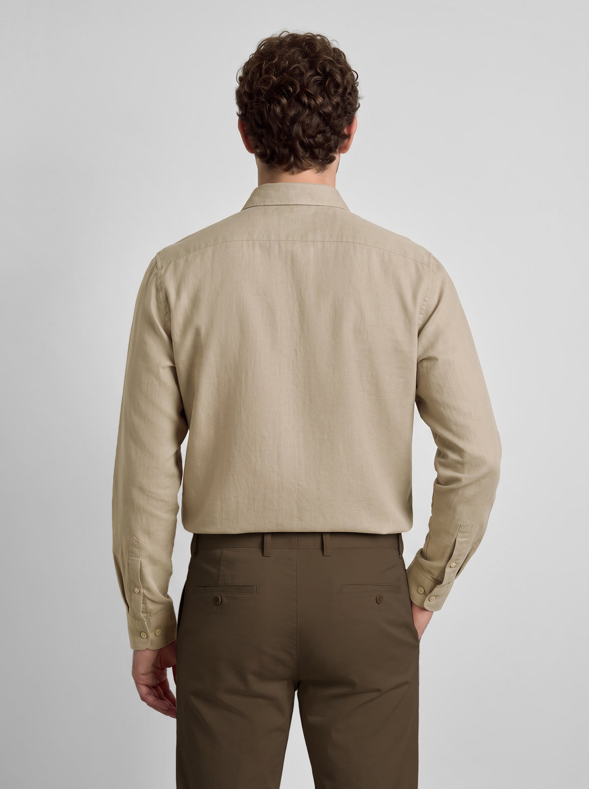 Slim Fit Shirt Beige