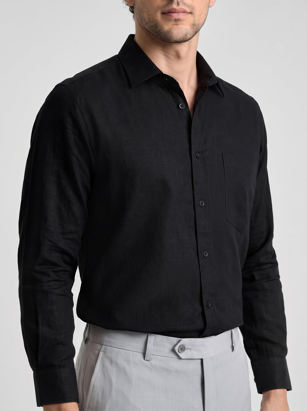 Slim Fit Shirt Black