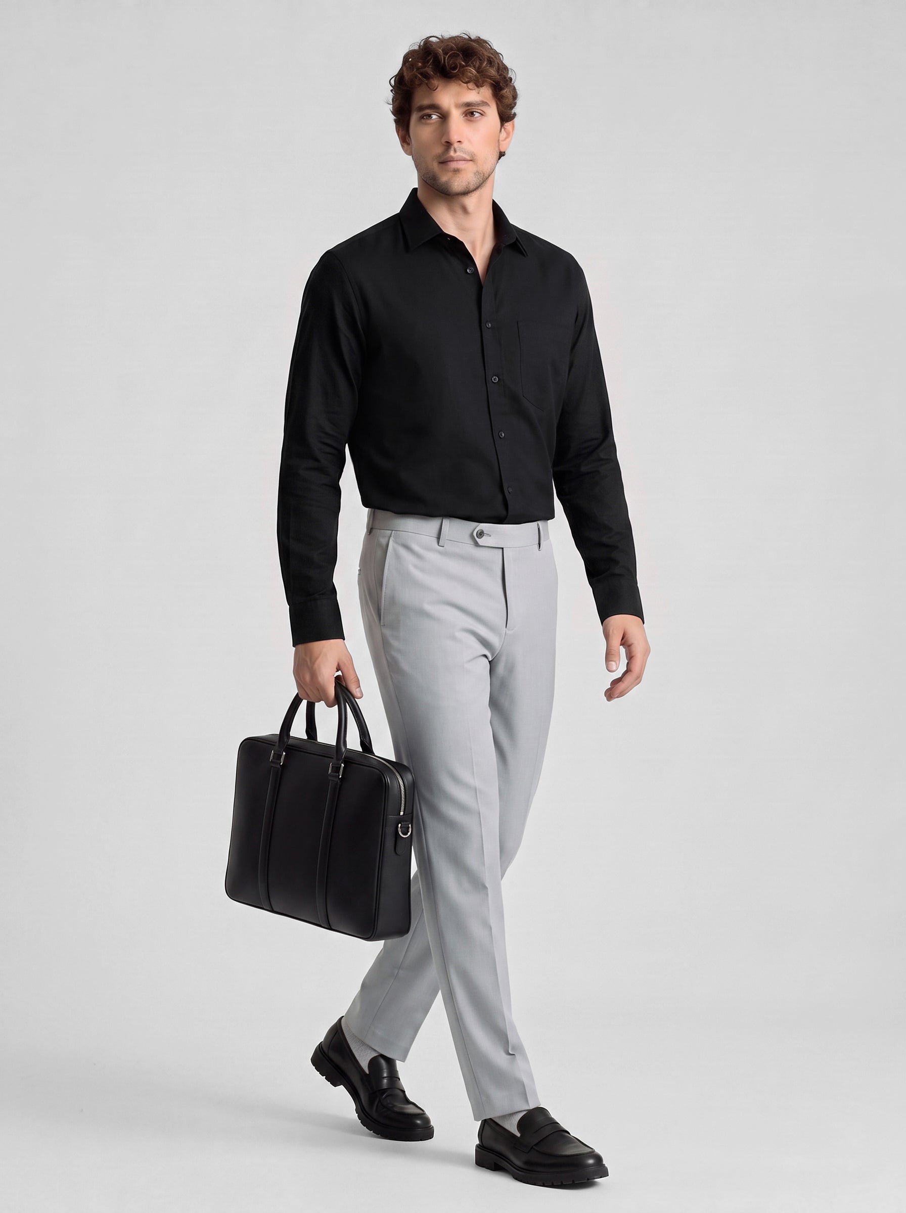 Slim Fit Shirt Black